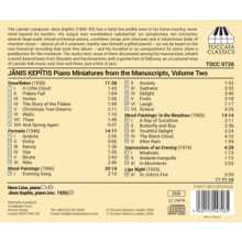 Luse, Nora - Janis Kepitis: Piano Miniatures From the Manuscripts, Volume Two