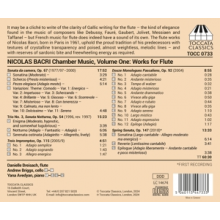 Breisach, Danielle - Nicolas Bacri: Chamber Music, Volume One - Works For Flute