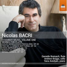 Breisach, Danielle - Nicolas Bacri: Chamber Music, Volume One - Works For Flute