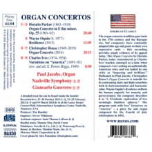 Jacobs, Paul & Nashville Symphony & Giancarlo Guerrero - Oquin, Parker & Rouse: Organ Concertos