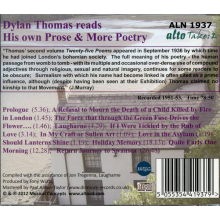 Thomas, Dylan - Dylan Thomas Reads His Prose Stories Plus Further Poetry