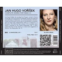 Vorisek, J.H. - Complete Works For Piano 3
