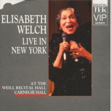 Welch, Elizabeth - Elisabeth Welch Live In New York