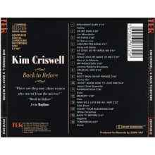 Criswell, Kim - Back To Before