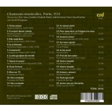Hadden, Nancy - Chansons Musicales, Paris 1533