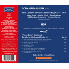 Skride, Baiba & Ndr Radiophilharmonie & Andrew Manze - Gubaidulina: Triple Concerto For Violin, Cello & Bayan / Rejoice!