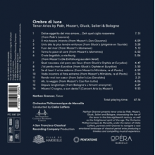 Granner, Nathan & Orchestre Philharmonique De Marseille - Ombre Di Luce - Tenor Arias By Paer, Mozart, Gluck, Salieri & Bologne