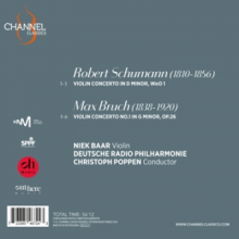Baar, Niek & Deutsche Radio Philharmonie & Christoph Poppen - Schumann & Bruch: Violin Concertos