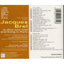 London Cast Revival - Jacques Brel is Alive and Well