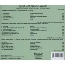 Nicholas, Albert & Edmond Hall & George Lewis - Great Jazz, Great Clarinets: 1953-1957