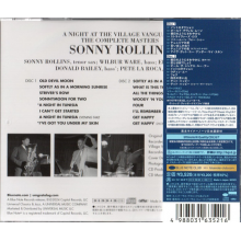 Rollins, Sonny - Night At the Village Vanguard - the Complete Masters