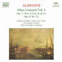 Albinoni, T. - Oboe Concerti Vol.3