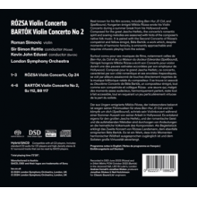 Simovic, Roman & London Symphony Orchestra & Simon Rattle - Rozsa & Bartok: Violin Concertos