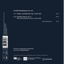 Orchestre Symphonique De Montreal - Schonberg: Pelleas Und Melisande & Verklarte Nacht