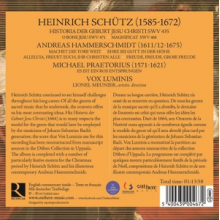 Vox Luminis & Lionel Meunier - Heinrich Schutz: Weihnachtshistorie