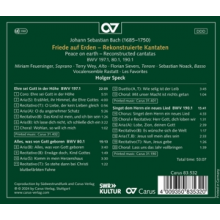 Wey, Terry - Bach: Friede Auf Erden - Reconstructed Cantatas Bwv 197.1, Bwv 80.1, Bwv 190.1