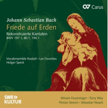 Wey, Terry - Bach: Friede Auf Erden - Reconstructed Cantatas Bwv 197.1, Bwv 80.1, Bwv 190.1