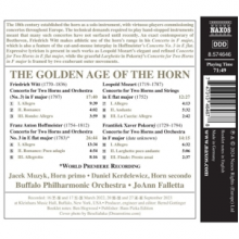 Buffalo Philharmonic Orchestra - Mozart, Witt & Hoffmeister: the Golden Age of the Horn - Concertos For Two Horns