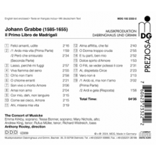 Consort of Musicke - Grabbe: Il Primo Libro De Madrigali