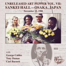 Pepper, Art - Vol. 7 - Sankei Hall - Osaka, Japan - Nov 18, 1980