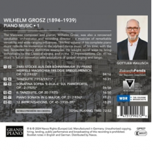 Wallisch, Gottlieb - Grosz: Piano Music, Vol. 1