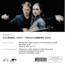 Zavaro, Eva - Faure & Szymanowski: Notturno