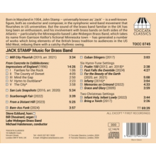 Eckland, Steve - Jack Stamp: Music For Brass Band