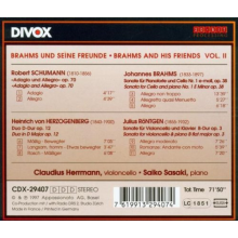 Hermann, Claudius & Saiko Sasaki - Brahms & His Friends