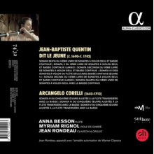 Besson, Anna - Arcangelo Corelli - Jean-Baptiste Quentin: Flute Sonatas