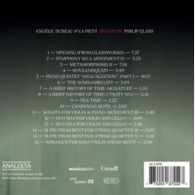 Dubeau, Angele - Signature Philip Glass