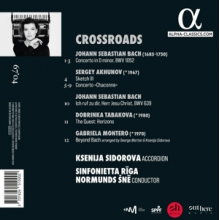 Sidorova, Ksenija - Bach, Montero & Tabakova: Crossroads