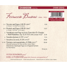 Donohoe, Peter & Karl Lutchmayer - Busoni: Fantasia Contrappuntistica, Chopin Variations, Sonatina Prima