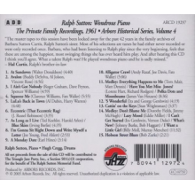 Sutton, Ralph - Wondrous Piano
