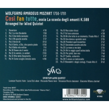 Spiritum Wind Quintet - Mozart: Cosi Fan Tutte - Arranged For Wind Quintet