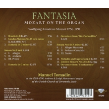Tomadin, Manuel - Fantasia: Mozart On the Organ