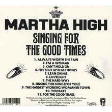 High, Martha - Singing For the Good Time