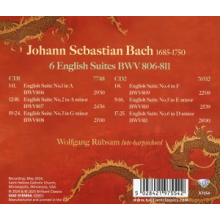 Rubsam, Wolfgang - J.S. Bach: 6 English Suites Bwv 806-811