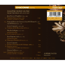 Yates, Sophie - Harpsichord Music From the Reign of Louis Xiv