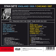 Getz, Stan - England 1958/Chicago 1957