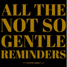 Ramirez, David - All the Not So Gentle Reminders