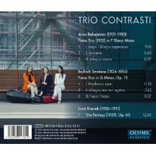 Trio Contrasti - Babadjanian, Krenek & Smetana: Epochs & Cultures In Dialogue