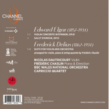 Bbc National Orchestra of Wales - Elgar: Violin Concerto & Salut D'amour - Delius: Suite