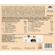 Green, Coady - Linda Kouvaras: Piano Music, Chamber Works and Songs, Volume Two