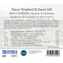 Ponsford, David & David Hill - Concertos, Trios & Sonatas Arranged For Two Harpsichords