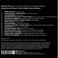 Accademia Del Piacere & Fahmi Alqhai & Quiteria Munoz - Spain On Fire - Divine and Human Passions In the Spanish Baroque