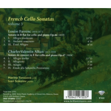 Tarasova, Marina & Ivan Sokolov - French Cello Sonatas Volume 3: Farrenc & Alkan