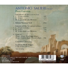 Catena, Costantino & Accademia D Archi Arrigoni & Giulio Arnofi - Antonio Salieri: Piano Concertos