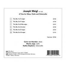 Heerden, Carin Van & Martin Jopp & Katie Stephens - Weigl: 6 Trios For Oboe, Violin & Violoncello