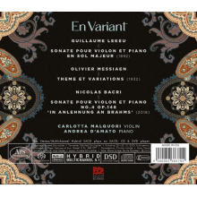 Malquori, Carlotta & Andrea D Amato - Lekeu: Works For Violin & Piano - En Variant
