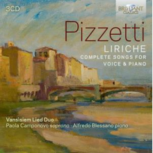 Vansisiem Lied Duo - Pizzetti: Liriche - Complete Songs For Voice & Piano